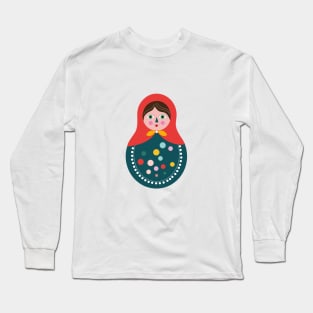 Colorful Christmas matryoshka Long Sleeve T-Shirt